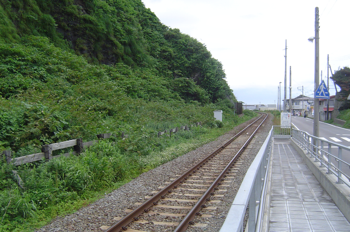 千畳敷駅　五能線