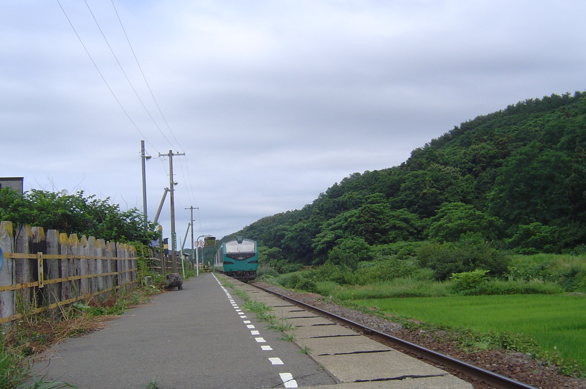 陸奥柳田駅　五能線