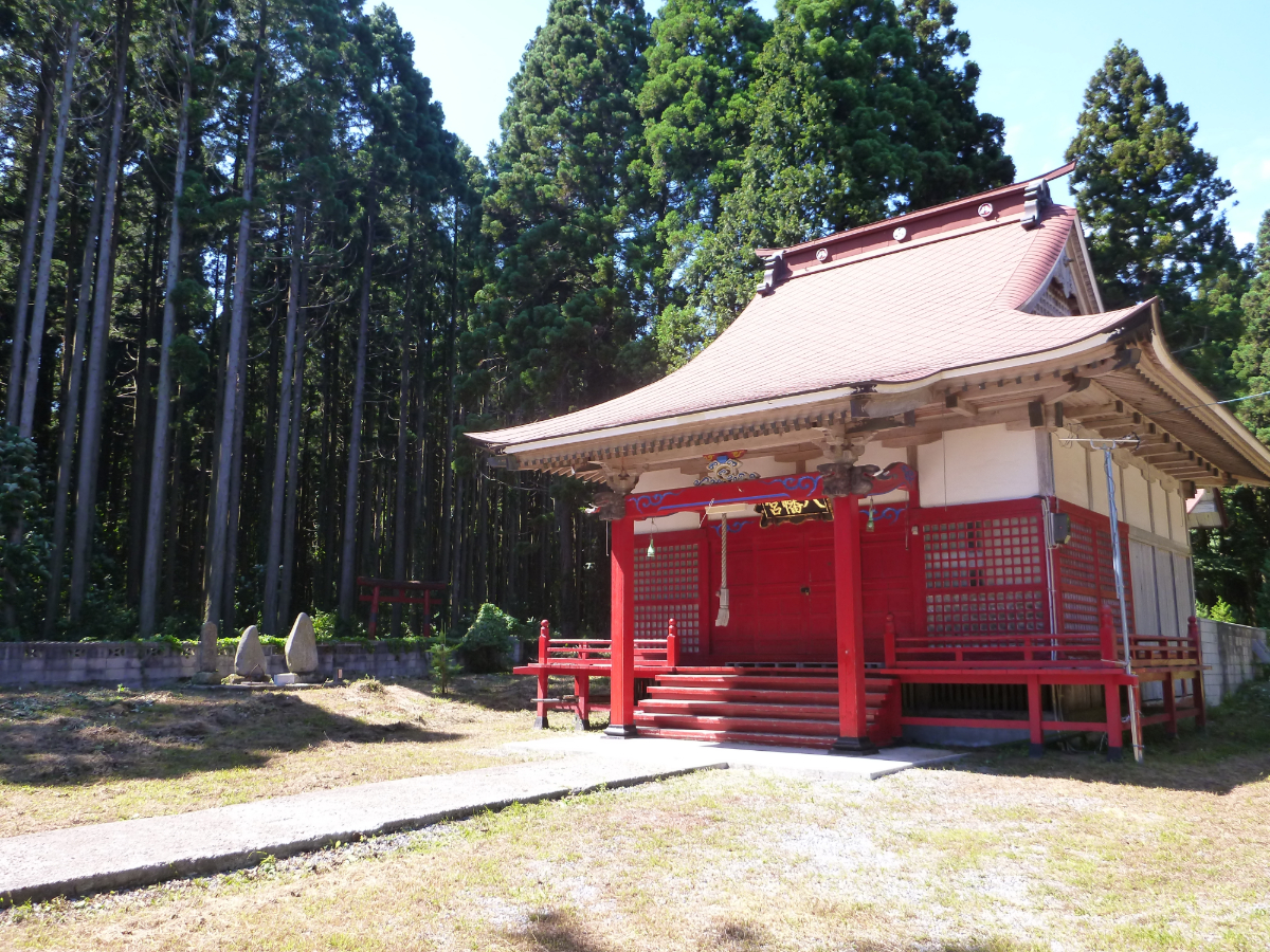 蓬田八幡宮　蓬田村