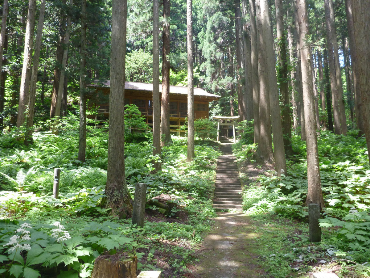 日吉神社　山王坊遺跡　五所川原市相内