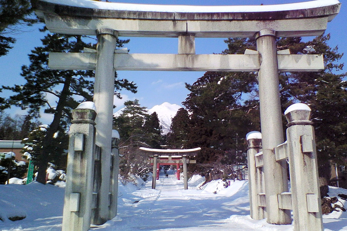 岩木山神社　2021年2月12日　初詣